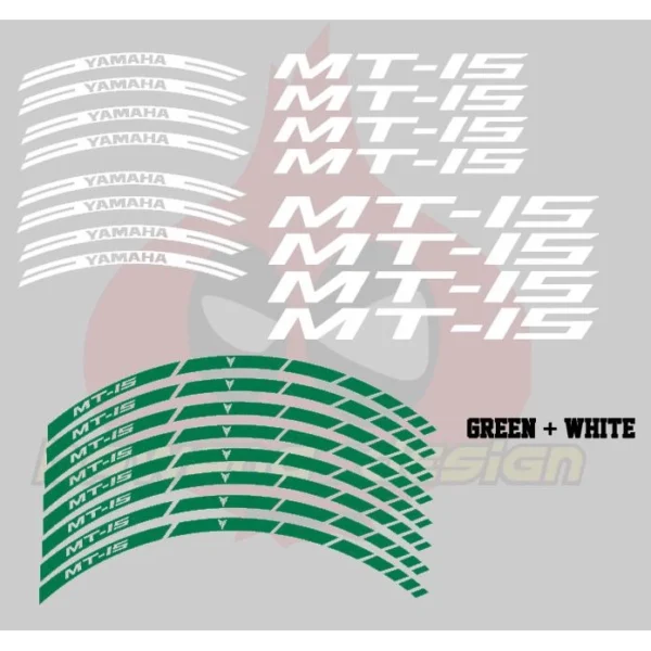 Full Set Rim Stickers For MT15/MT25/MT07/MT09/R25/R15