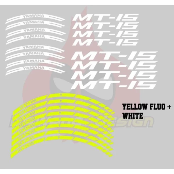 Full Set Rim Stickers For MT15/MT25/MT07/MT09/R25/R15