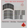 Full Set Rim Stickers For MT15/MT25/MT07/MT09/R25/R15