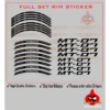 Full Set Rim Stickers For MT15/MT25/MT07/MT09/R25/R15