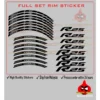 Full Set Rim Stickers For MT15/MT25/MT07/MT09/R25/R15