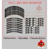 Full Set Rim Stickers For MT15/MT25/MT07/MT09/R25/R15