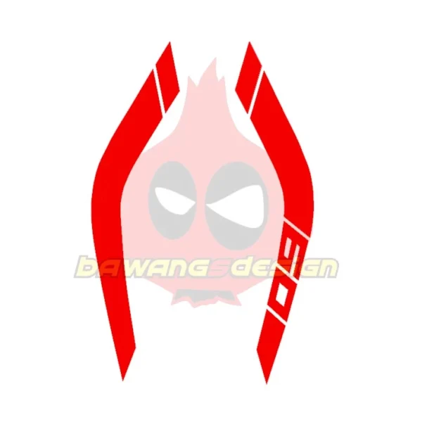 YAMAHA MT09 Tank Decal (Pair) Superbike