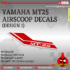YAMAHA MT09 V1 Airscoop Decals [Design 5]